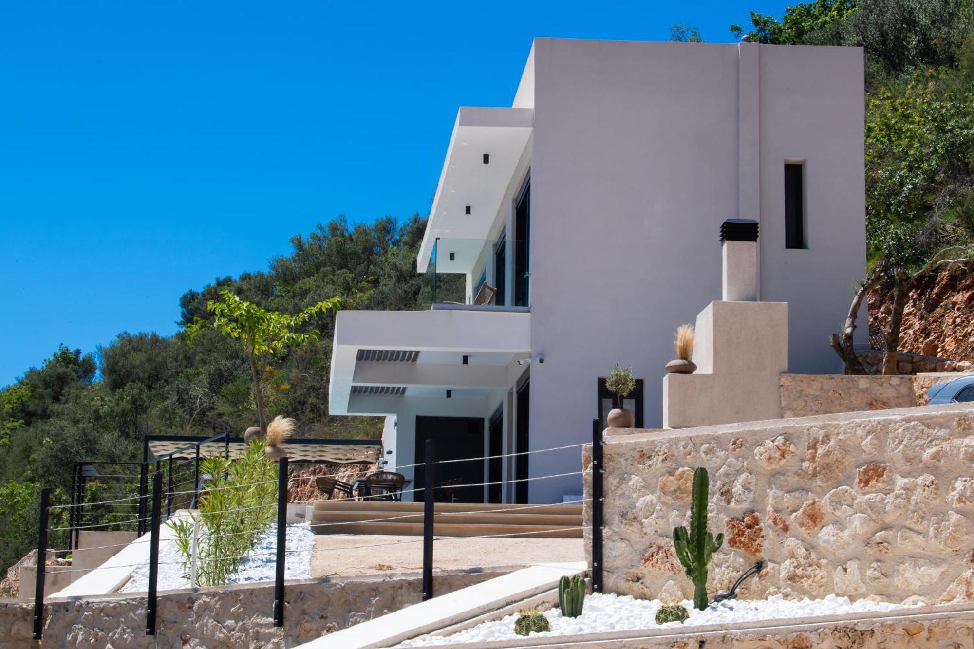 Pantea Luxury Villa Vasilikí Exterior foto