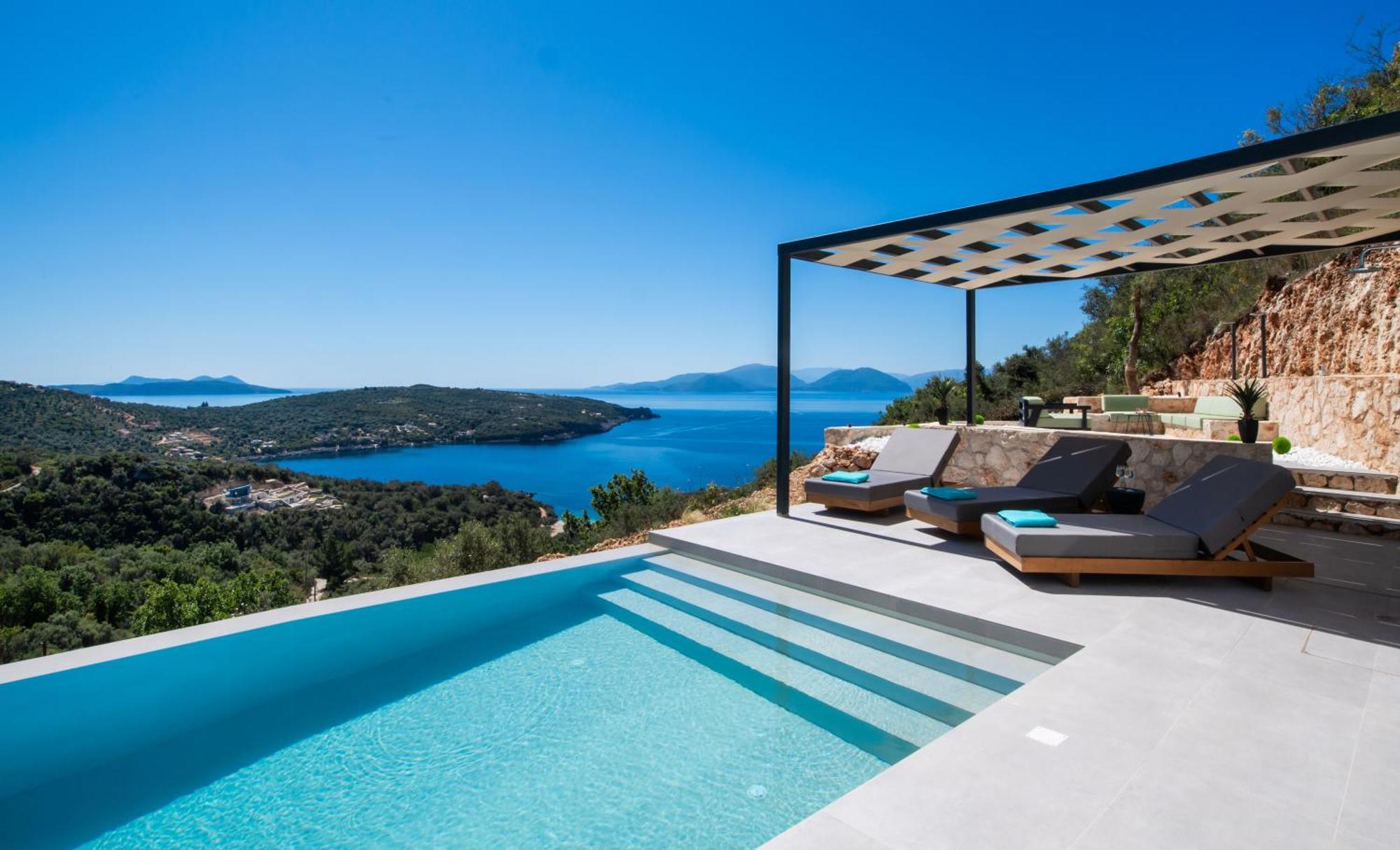Pantea Luxury Villa Vasilikí Exterior foto